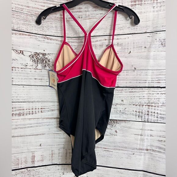 Vintage L.L. Bean swimsuit Womens Size 18 Regular shaping One piece Dead stock - Picture 3 of 10